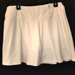 Calia By Carrie Underwood Women's Skorts White In  Sz Large W Zippered Pocket